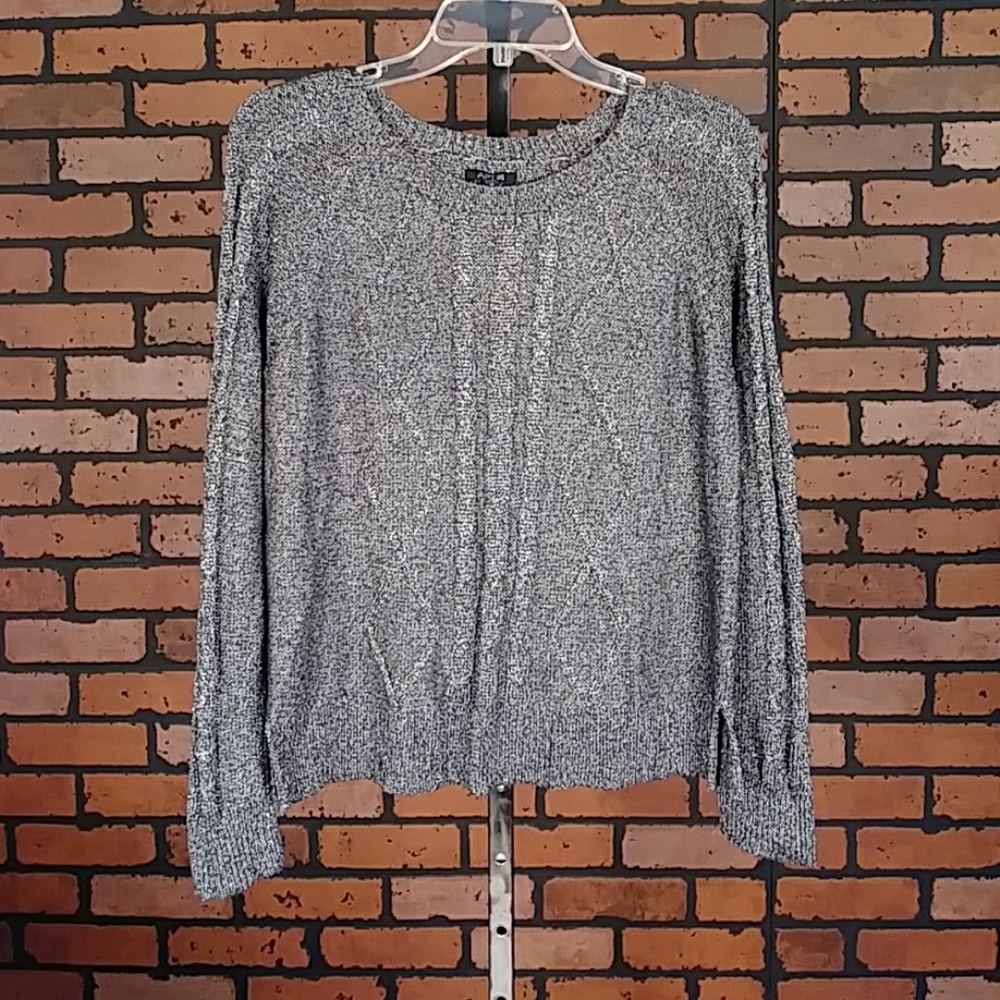 Black and Silver sweater